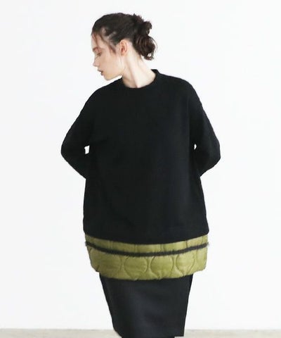 SWANLAKE スワンレイク.CREWNECK PULLOVER[CT-1409/BLACK]