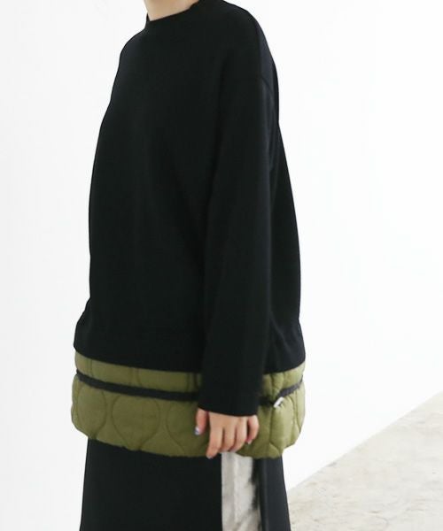 SWANLAKE スワンレイク.CREWNECK PULLOVER[CT-1409/BLACK]