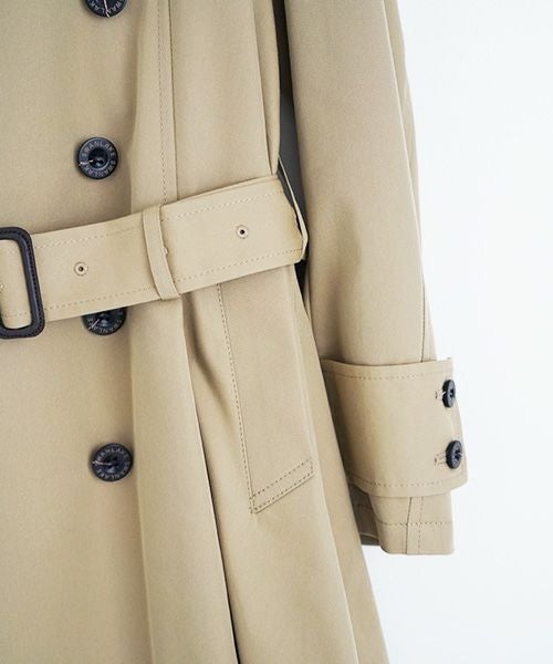 SWANLAKE スワンレイク.Circular trench coat[CO-734/BEIGE]