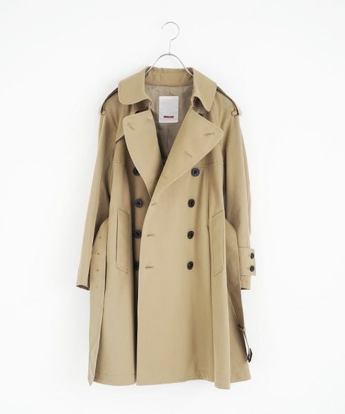 SWANLAKE スワンレイク.Circular trench coat[CO-734/BEIGE]