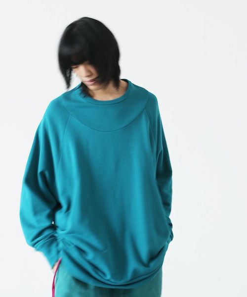 VUy.ヴウワイ.pullover sweat vuy-s22-k05[GREEN BLUE]_