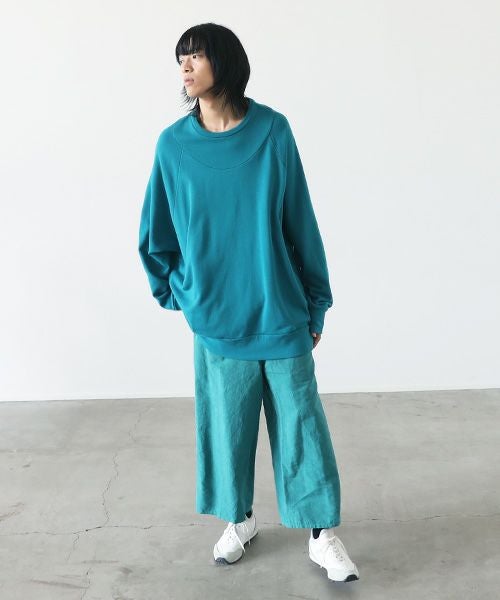 VUy.ヴウワイ.pullover sweat vuy-s22-k05[GREEN BLUE]_