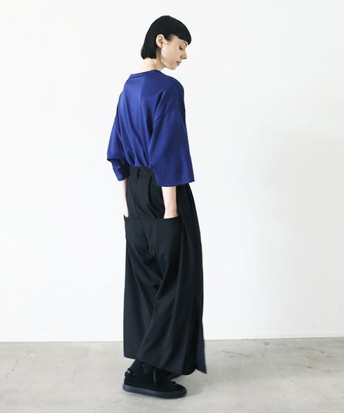 VUy.ヴウワイ.box slit pants vuy-s23-p02[BLACK]_