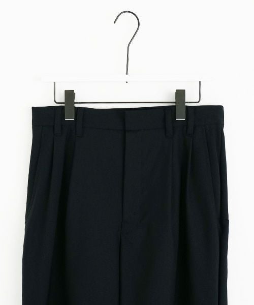 VUy.ヴウワイ.box slit pants vuy-s23-p02[BLACK]_