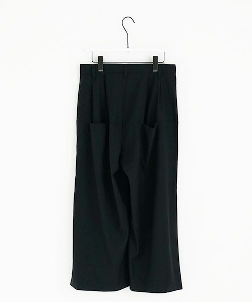VUy.ヴウワイ.box slit pants vuy-s23-p02[BLACK]_