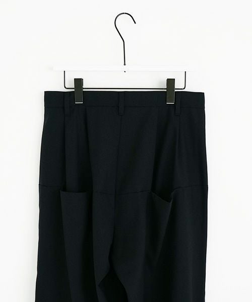 VUy.ヴウワイ.box slit pants vuy-s23-p02[BLACK]_