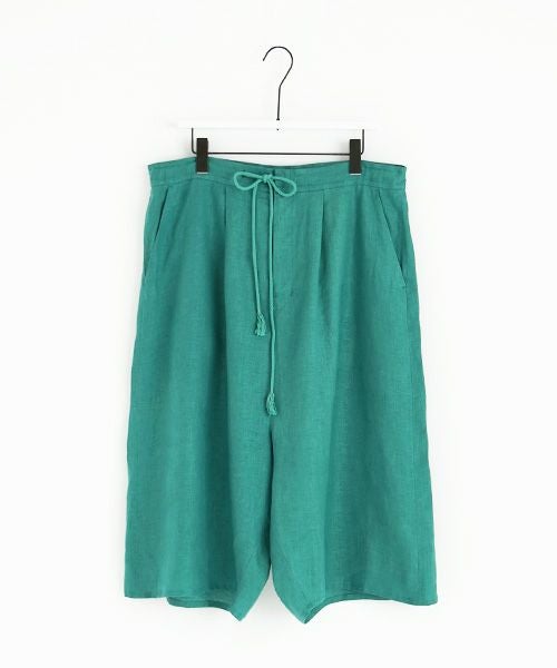 VUy.ヴウワイ.chord short pants vuy-s22-p04[LIGHT GREEN]_