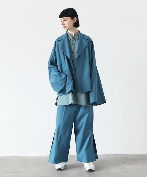 VUy.ヴウワイ.short jacket vuy-s22-j01[BLUE GREEN]_