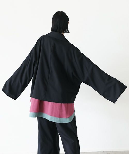 VUy.ヴウワイ.short jacket vuy-s22-j01[BLACK]_