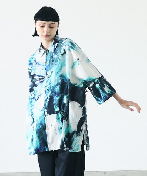 VUy ヴウワイ 感覚ピエロ×macromauro×VUy original dolman shirt vuy