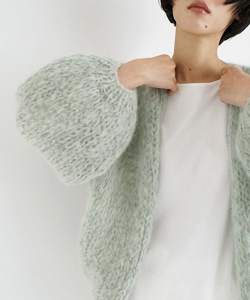 Maiami/マイアミ Mohair Big Cardigan [MMO23280/Sage]
