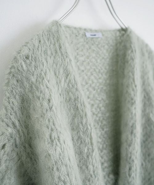 Maiami/マイアミ Mohair Big Cardigan [MMO23280/Sage]