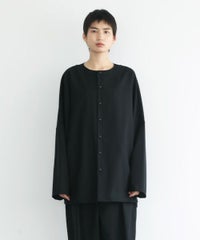 VU.ヴウ.no collar shirt vu-s22-s03[BLACK]_