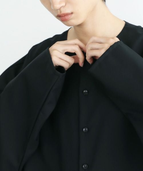 VU.ヴウ.no collar shirt vu-s22-s03[BLACK]_