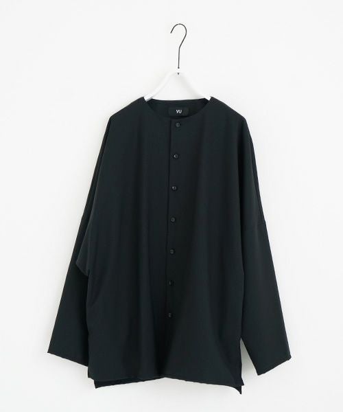 VU.ヴウ.no collar shirt vu-s22-s03[BLACK]_