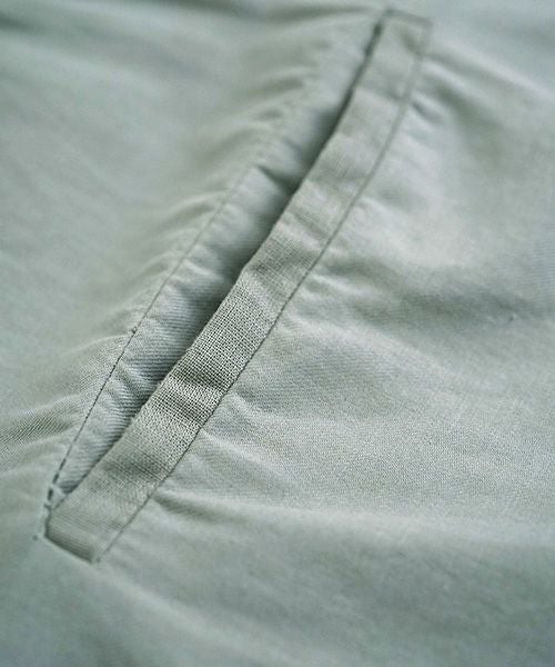 VU.ヴウ.asymmetry shirt vu-s22-s04[GREEN GRAY]:s_