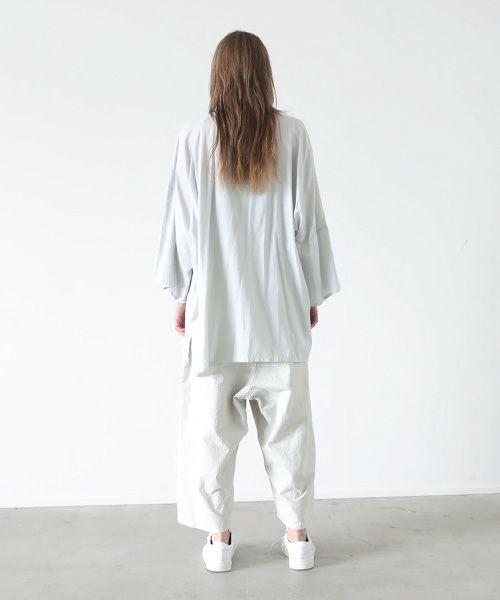 VU.ヴウ.asymmetry shirt vu-s22-s04[CHALK]
