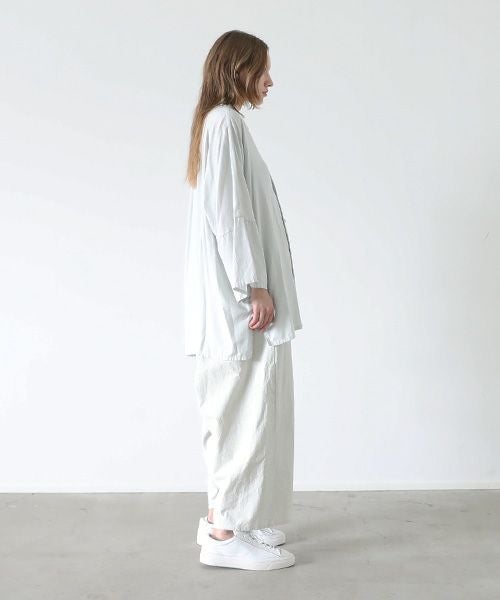 VU.ヴウ.asymmetry shirt vu-s22-s04[CHALK]