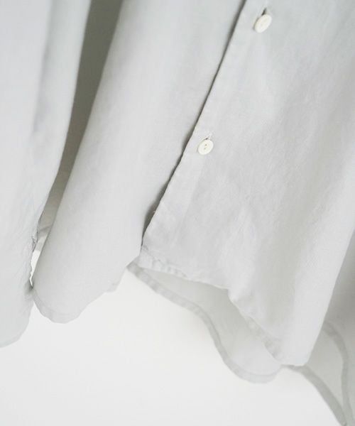 VU.ヴウ.asymmetry shirt vu-s22-s04[CHALK]