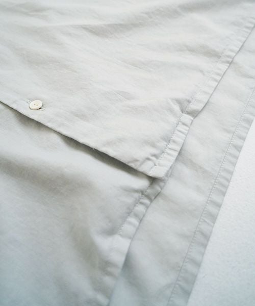 VU.ヴウ.asymmetry shirt vu-s22-s04[CHALK]