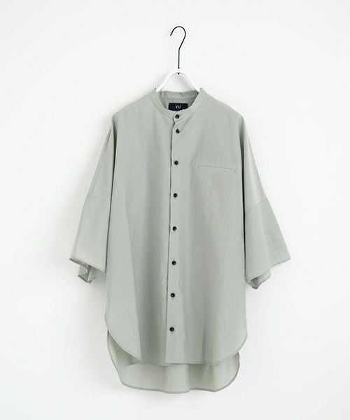 VU.ヴウ.stand collar shirt vu-s22-s06[GREEN GRAY]_