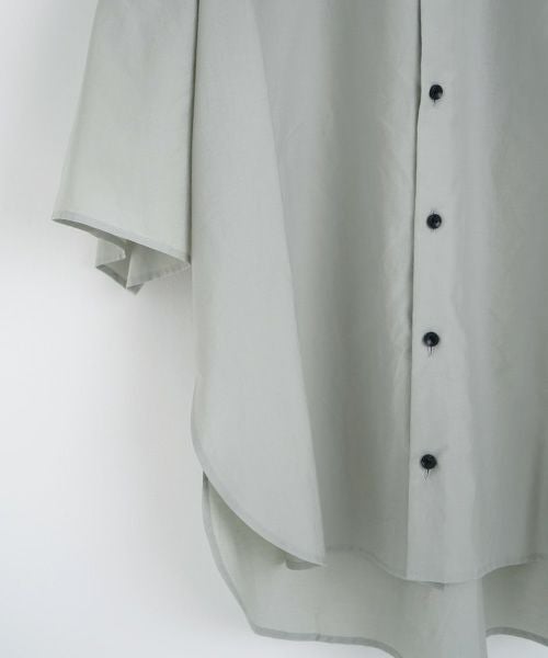 VU.ヴウ.stand collar shirt vu-s22-s06[GREEN GRAY]_