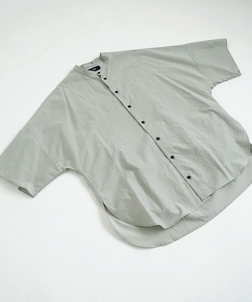VU.ヴウ.stand collar shirt vu-s22-s06[GREEN GRAY]_
