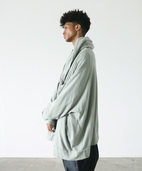 VU.ヴウ.dyed hoody vu-s22-t11[GREEN GRAY]_