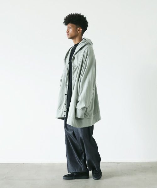 VU.ヴウ.dyed hoody vu-s22-t11[GREEN GRAY]_