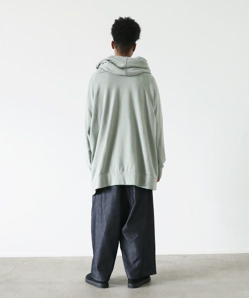VU.ヴウ.dyed hoody vu-s22-t11[GREEN GRAY]_