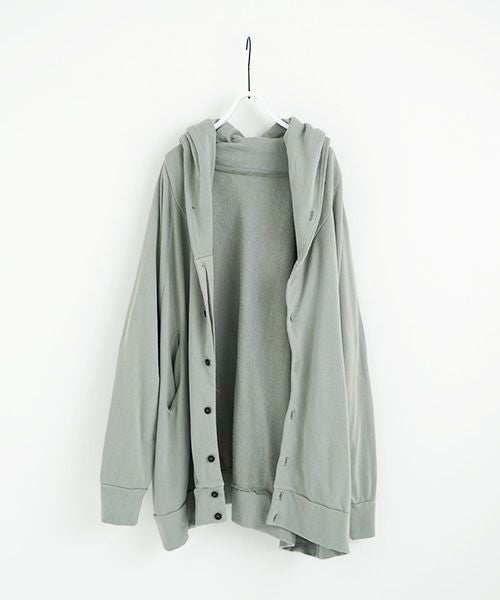 VU.ヴウ.dyed hoody vu-s22-t11[GREEN GRAY]_