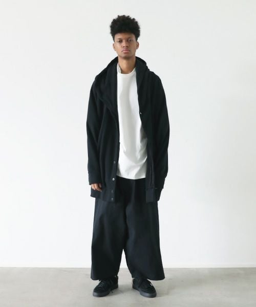 VU.ヴウ.dyed hoody vu-s22-t11[SUMI BLACK]:s_