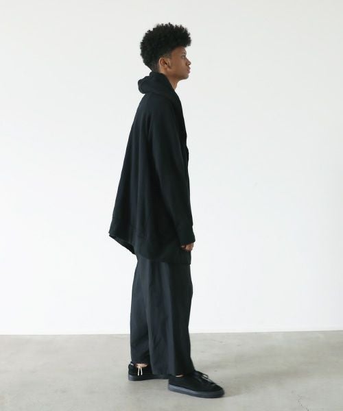 VU.ヴウ.dyed hoody vu-s22-t11[SUMI BLACK]:s_