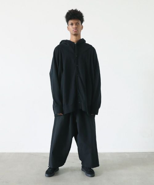 VU.ヴウ.dyed hoody vu-s22-t11[SUMI BLACK]:s_