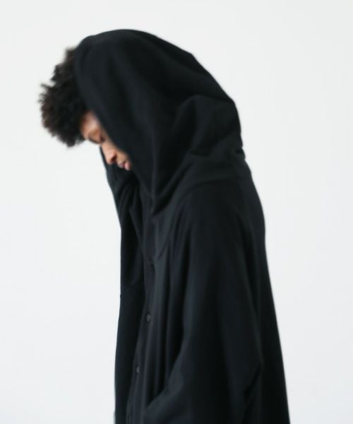 VU.ヴウ.dyed hoody vu-s22-t11[SUMI BLACK]:s_