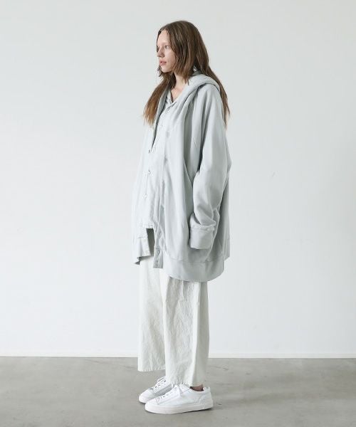 VU.ヴウ.dyed hoody vu-s22-t11[CHALK]:s_