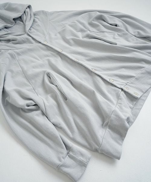 VU.ヴウ.dyed hoody vu-s22-t11[CHALK]:s_