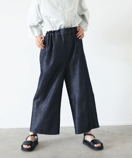 VU.ヴウ.easy pants vu-s22-p13[DEEP BLUE]_