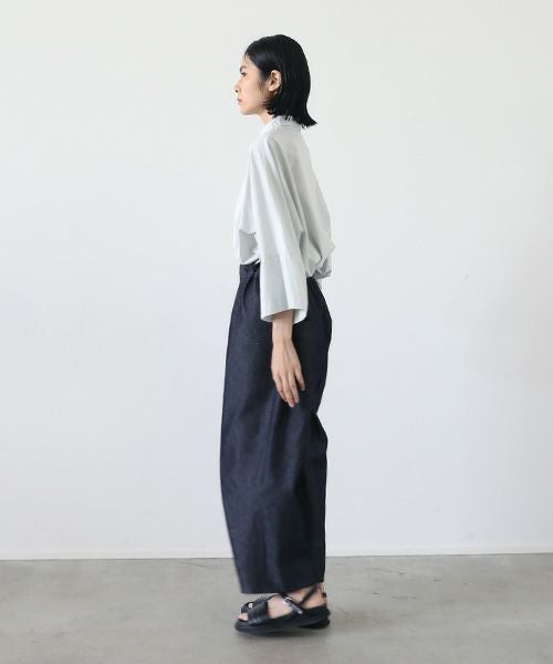 VU.ヴウ.easy pants vu-s22-p13[DEEP BLUE]_