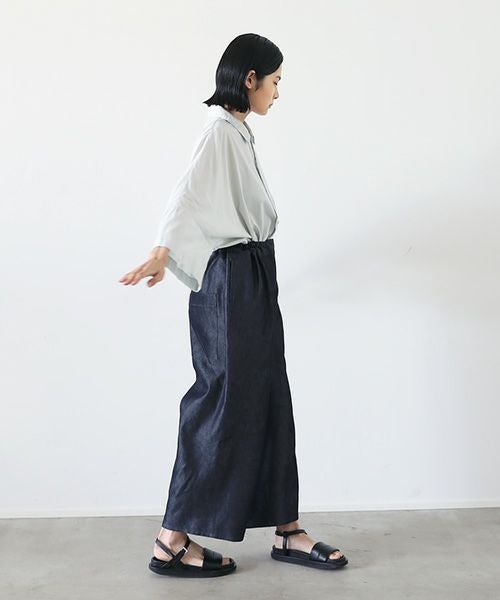 VU.ヴウ.easy pants vu-s22-p13[DEEP BLUE]_