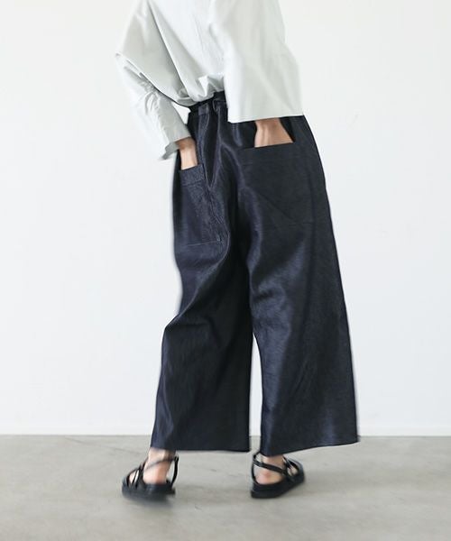 VU.ヴウ.easy pants vu-s22-p13[DEEP BLUE]_