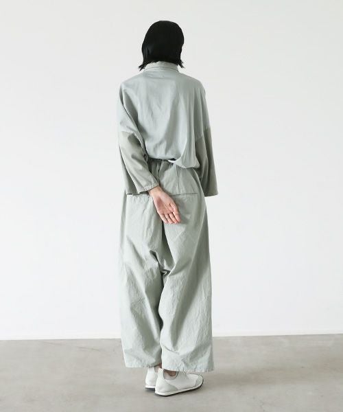 VU.ヴウ.wide silhouette pants vu-s22-p14[GREEN GRAY]