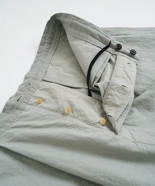 VU.ヴウ.wide silhouette pants vu-s22-p14[GREEN GRAY]