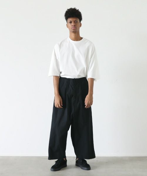 VU.ヴウ.wide silhouette pants vu-s22-p14[SUMI BLACK]:s