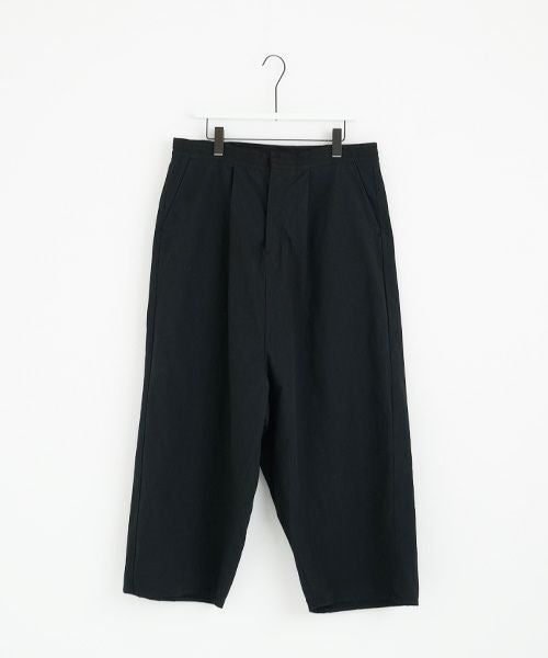 VU.ヴウ.wide silhouette pants vu-s22-p14[SUMI BLACK]:s