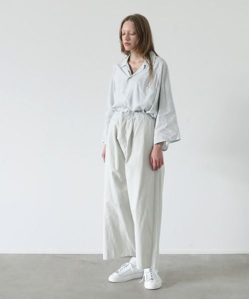 VU.ヴウ.wide silhouette pants vu-s22-p14[CHALK]_
