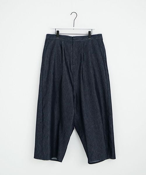 VU.ヴウ.wide silhouette pants vu-s22-p14[DEEP BLUE]:s_