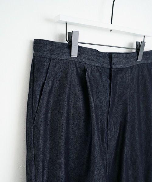 VU ヴウ wide silhouette pants vu-s22-p14[DEEP BLUE]:s_