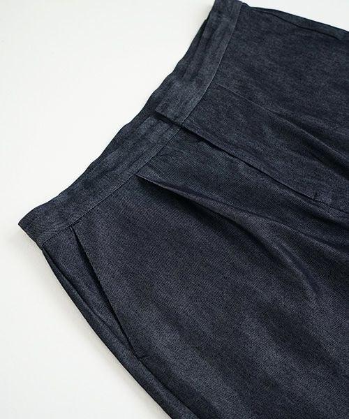 VU ヴウ wide silhouette pants vu-s22-p14[DEEP BLUE]:s_