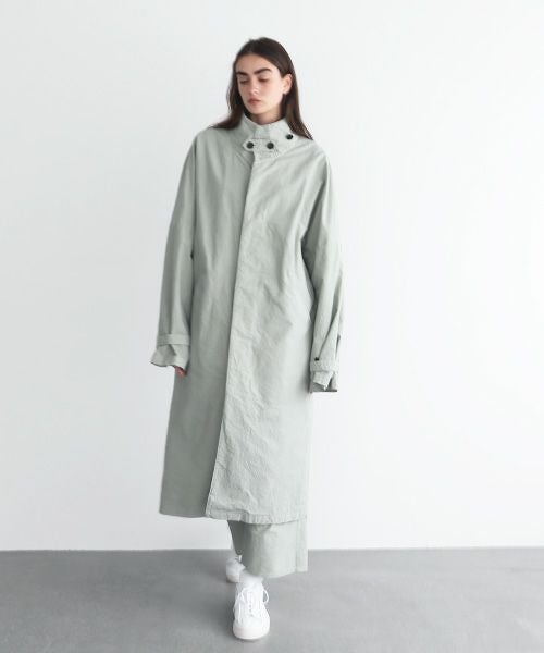 VU.ヴウ.standcollar coat vu-s22-b17[GREEN GRAY]_